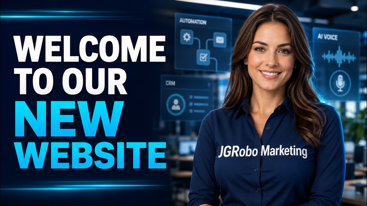 Welcome to the new JGRobo Marketing website video preview